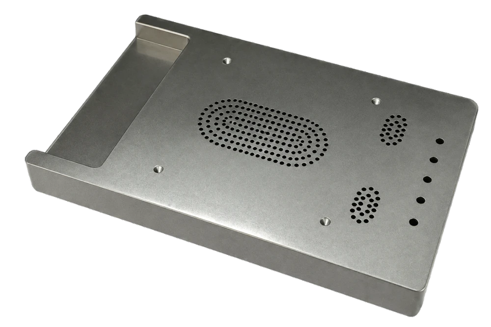 Perforated enclosure panel