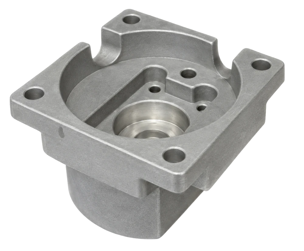Flanged housing