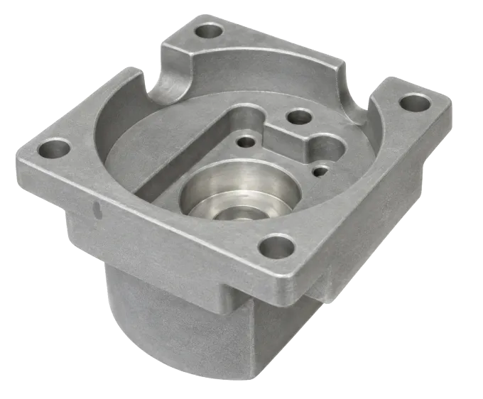 Flanged housing