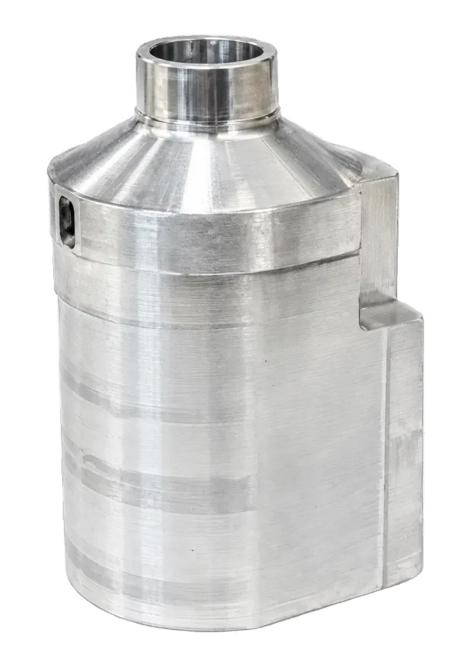 Tall cylindrical housing