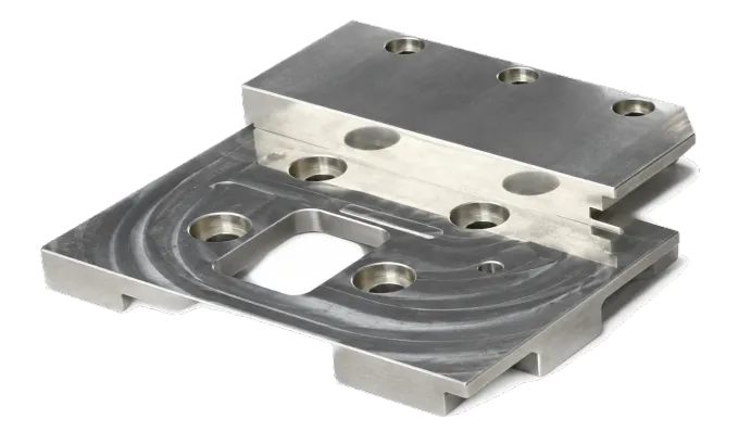 Machined base plate