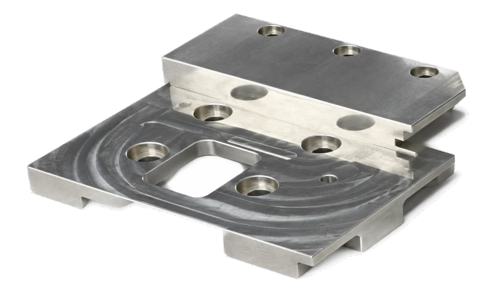 Machined base plate