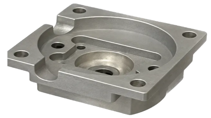 Recessed mounting plate