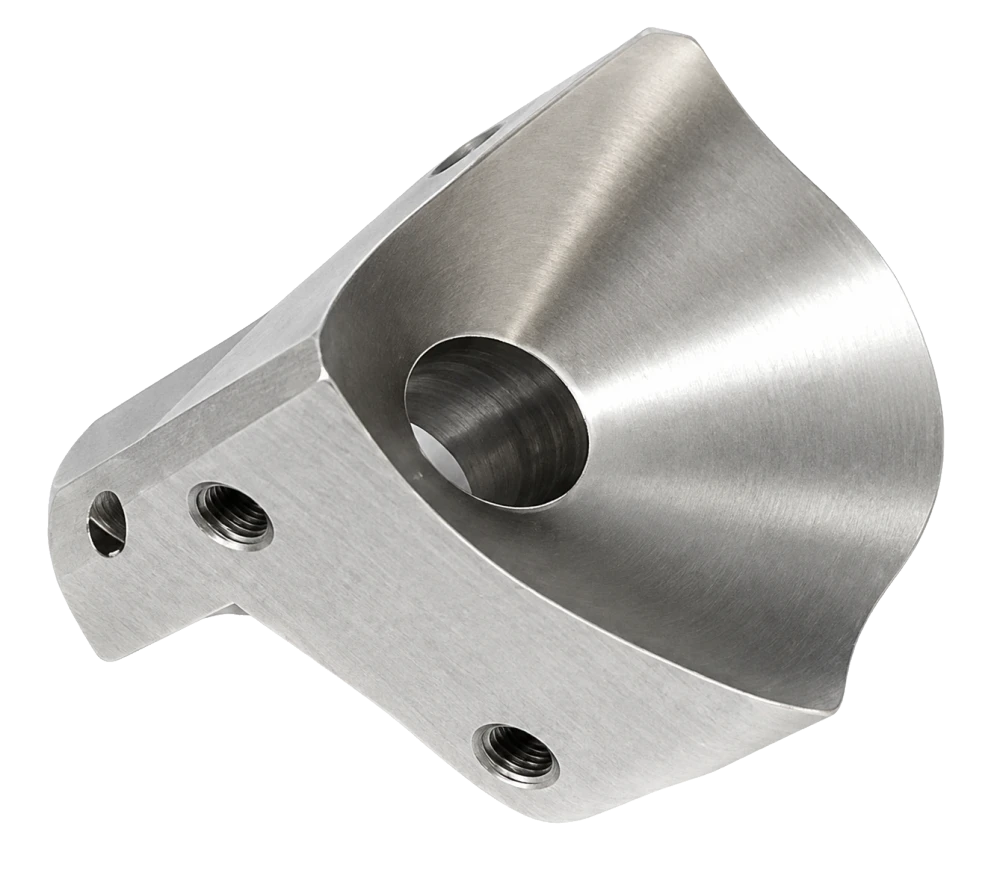 Conical mounting component