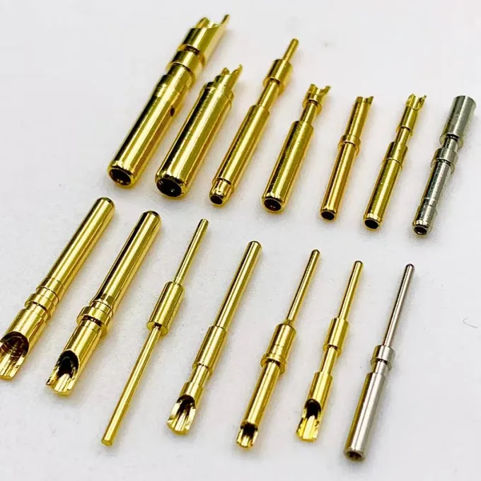 Crown spring pin and socket series
