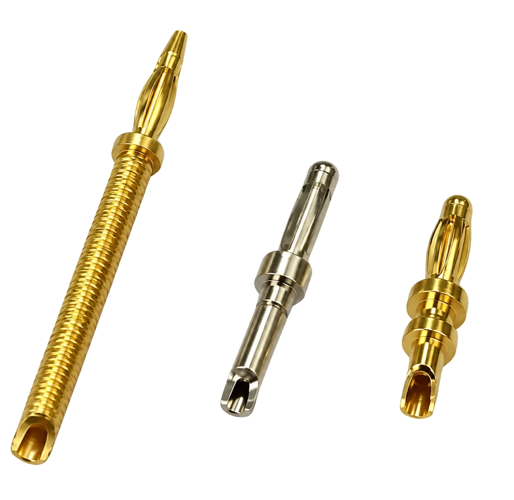 2.5 mm solder banana contacts