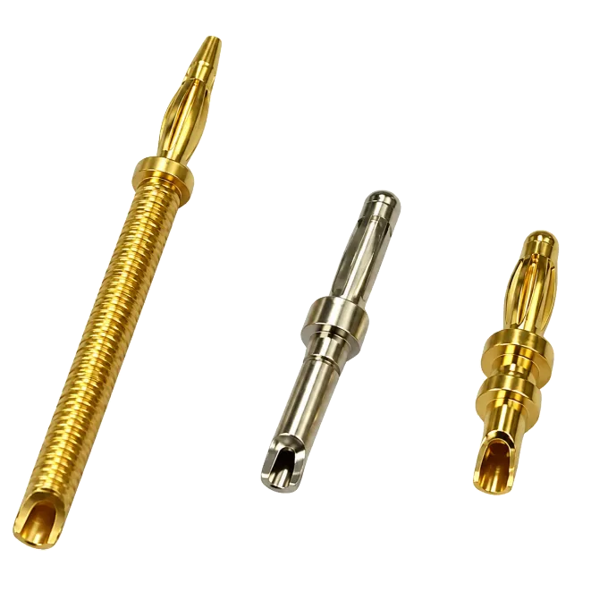 2.5 mm solder banana contacts
