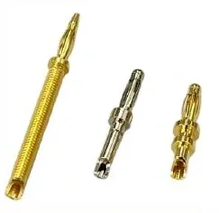 2.5 mm solder banana contacts