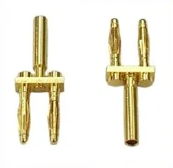 2.5 mm assembled banana contacts