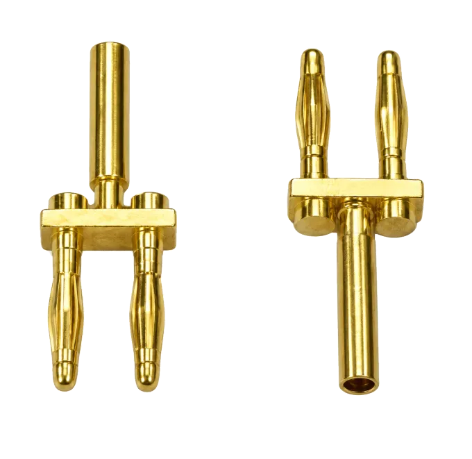 2.5 mm assembled banana contacts
