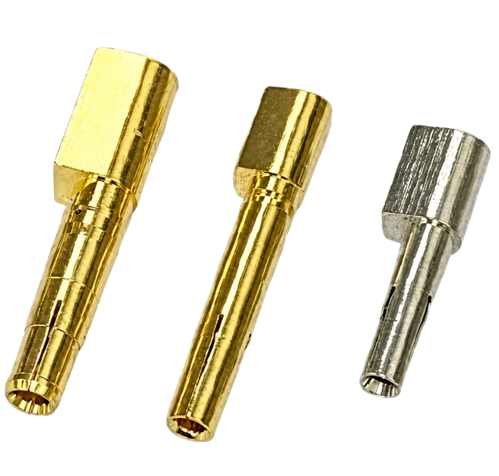 Shaped connector sockets