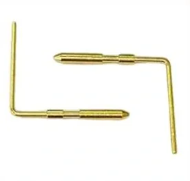 Bent connector pins