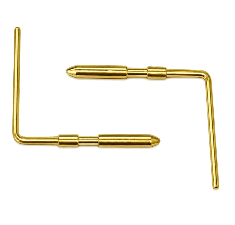 Bent connector pins